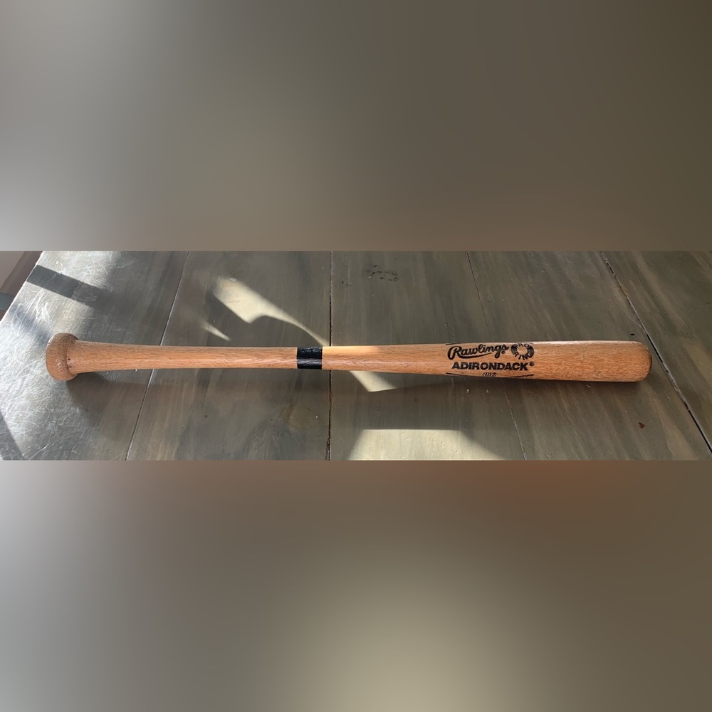 Vintage 1980’s Rawlings Adirondack 302 Pro Ring 17” blonde wood mini bat